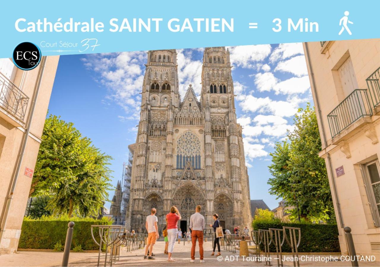 "Colbert Studio" Coeur De Ville - Cathedrale Saint Gatien Tours Eksteriør bilde
