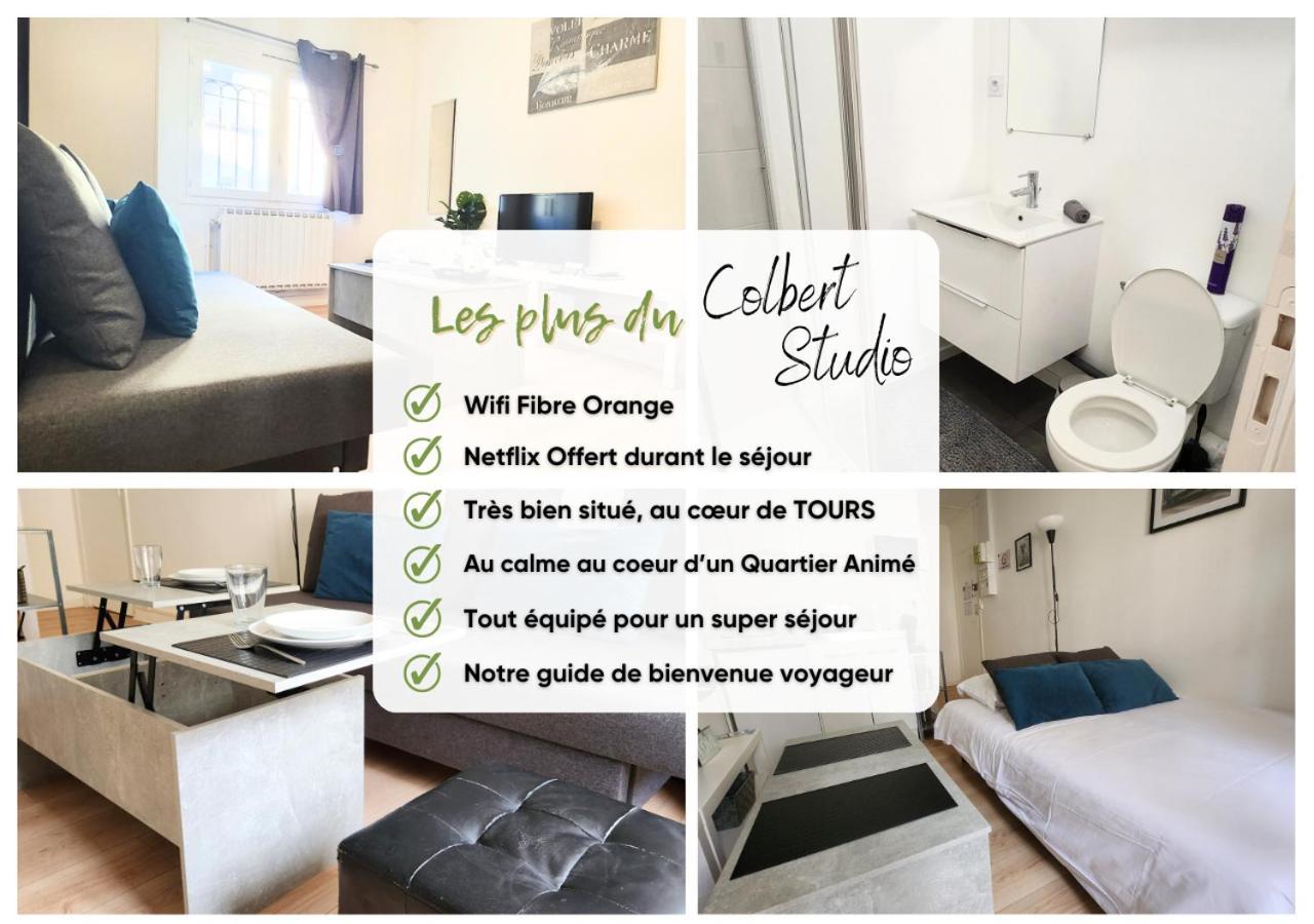 "Colbert Studio" Coeur De Ville - Cathedrale Saint Gatien Tours Eksteriør bilde